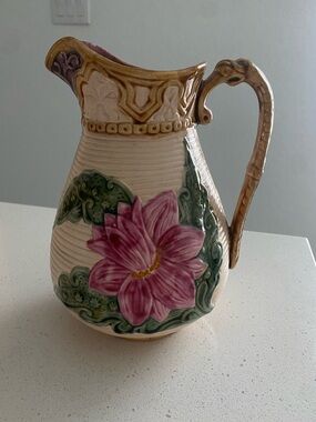 Majolica French and Pacific Trading Corp.
Water Pitche